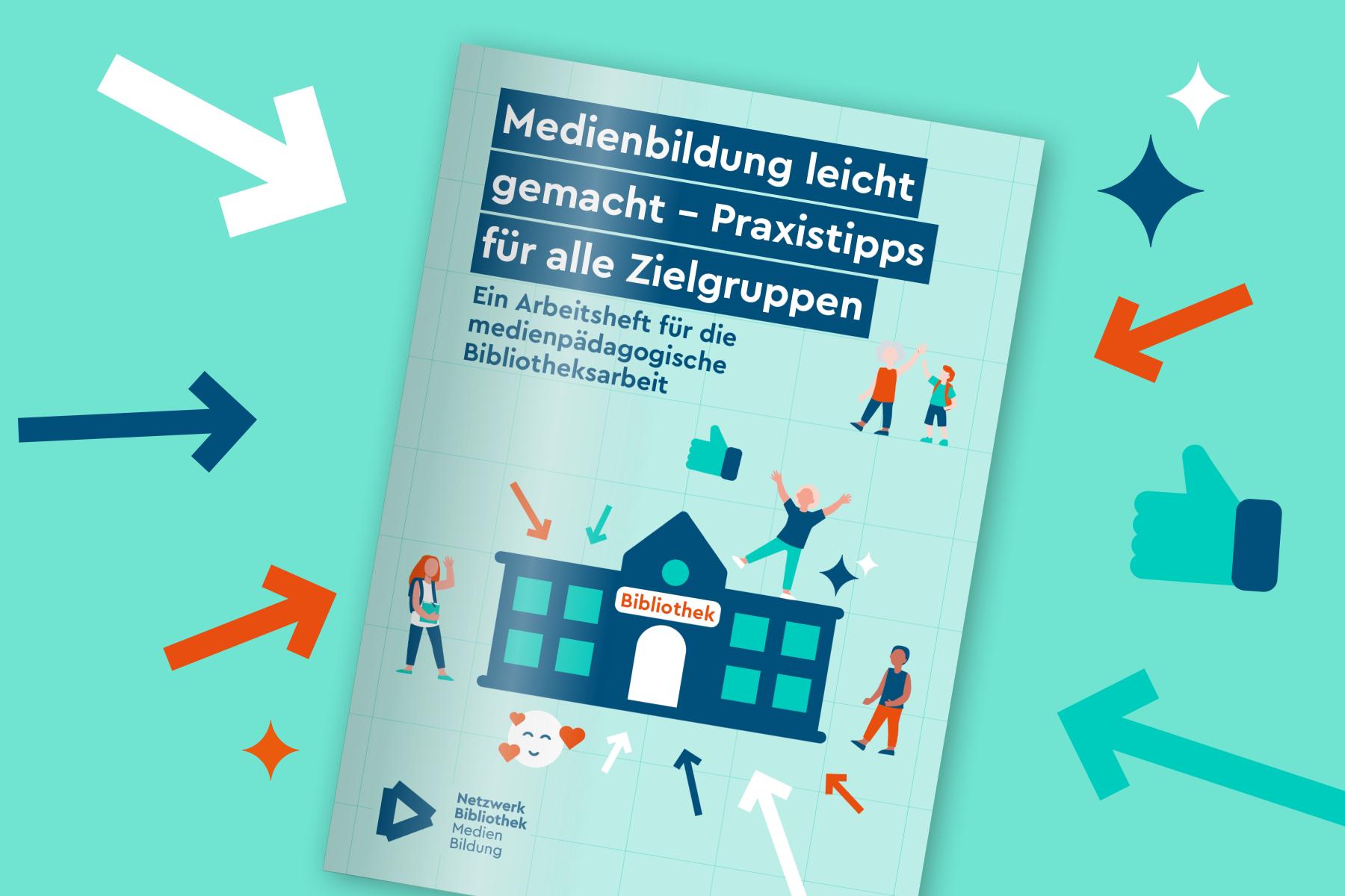 Broschürencover mit vielen Pfeilen, die darauf zeigen