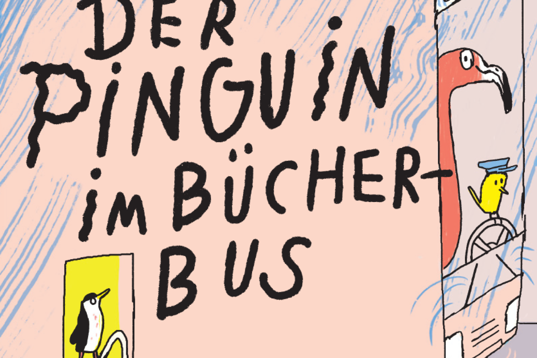 Coverbild des Buches: Ein Pinguin im Bücherbus. 