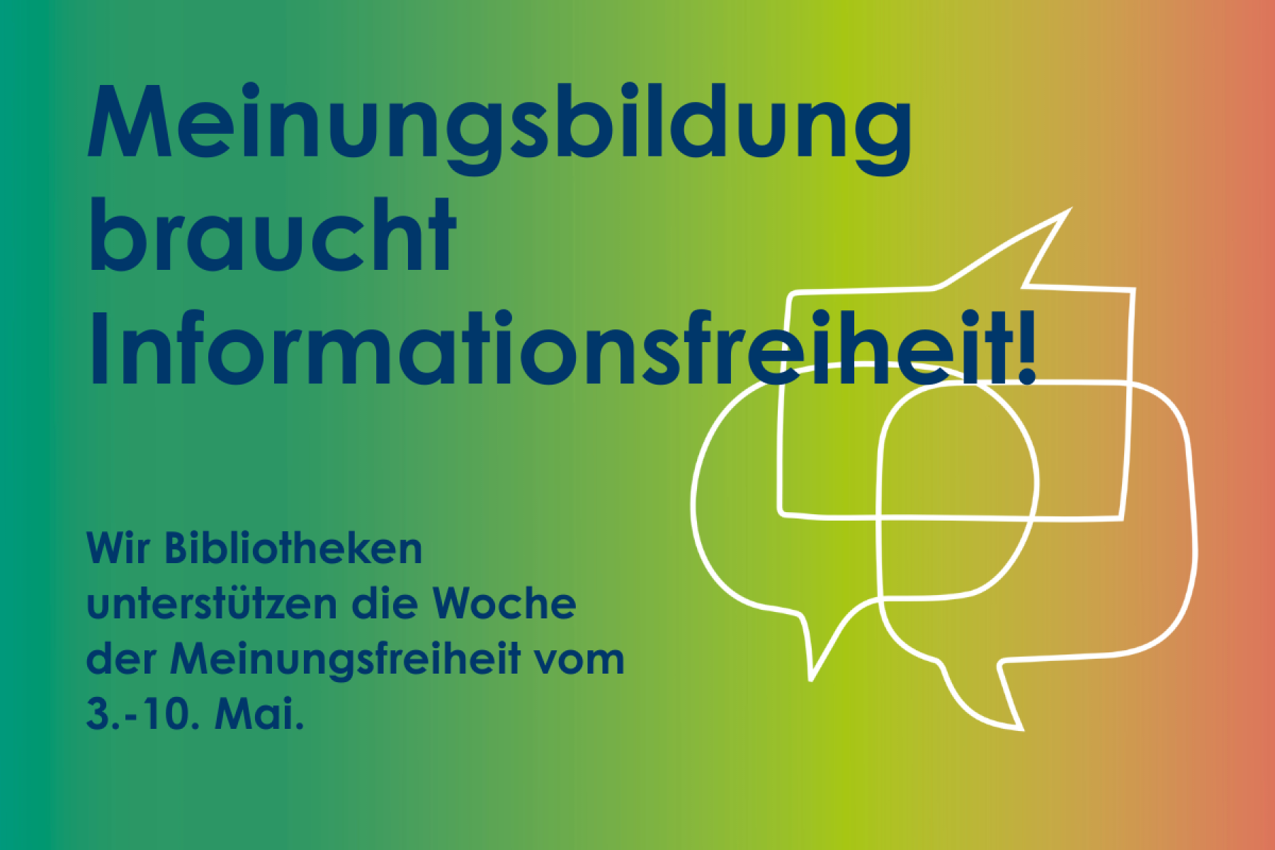 Grafik Woche der Meinunsgfreiheit.