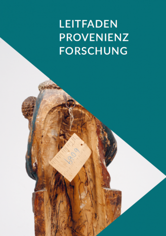 Cover des Leitfadens Provenienzforschung