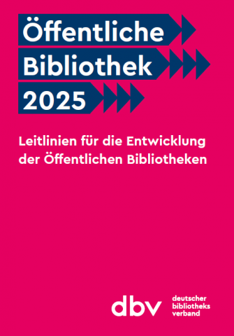 Cover des Positionspapiers Öffentliche Bibliotheken 2025