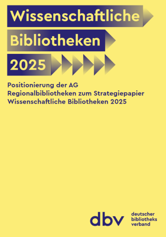 Cover der Publikation der AG Regionalbibliotheken