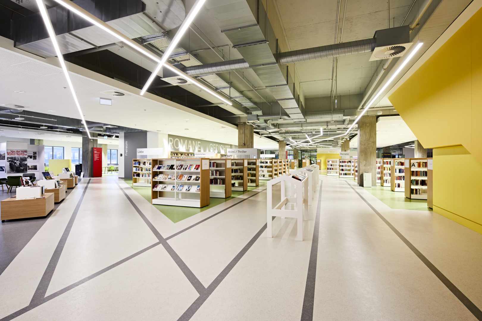 Innenansicht Zentralbibliothek Düsseldorf