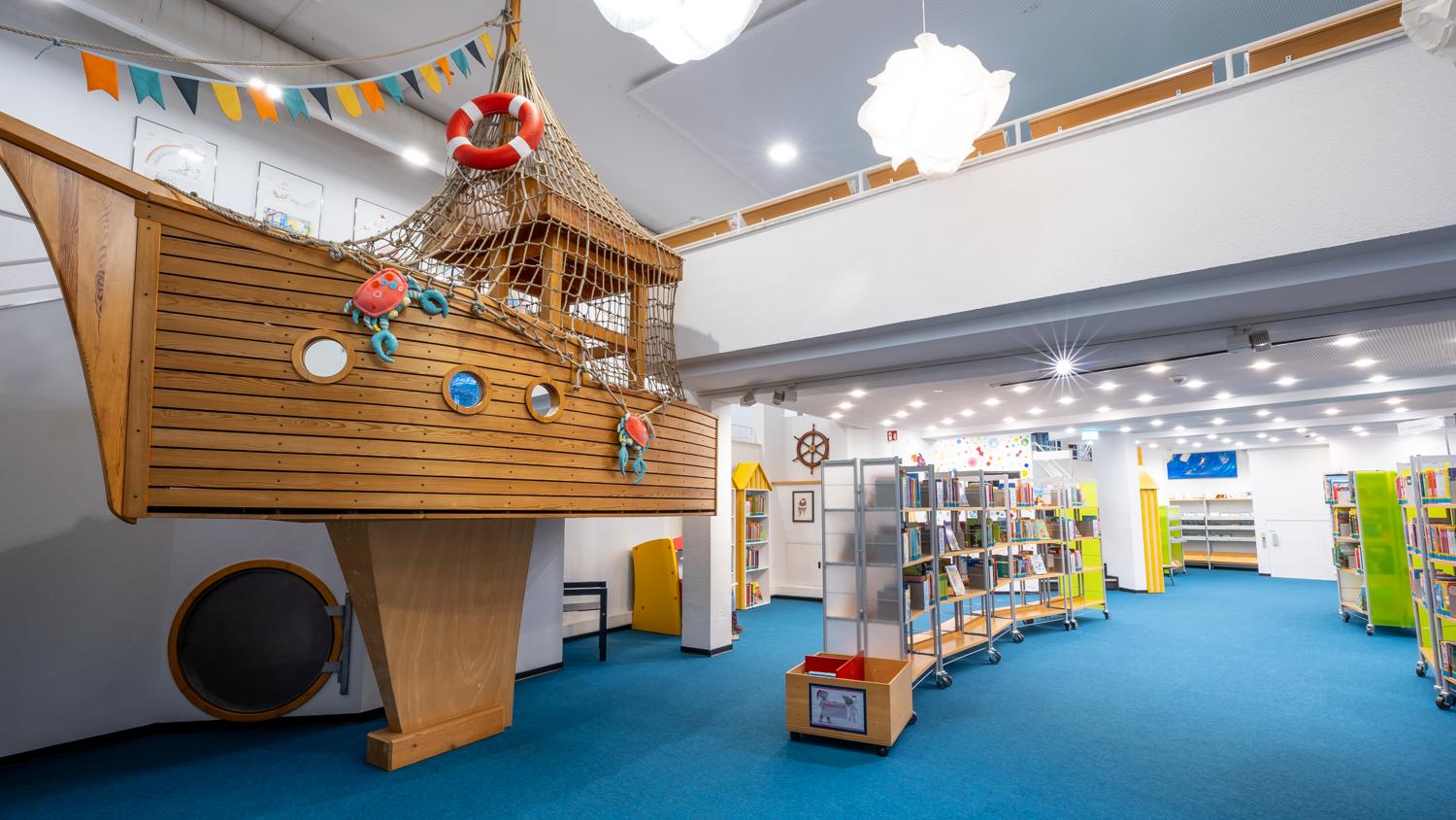Innenansicht Stadtbibliothek Siegburg
