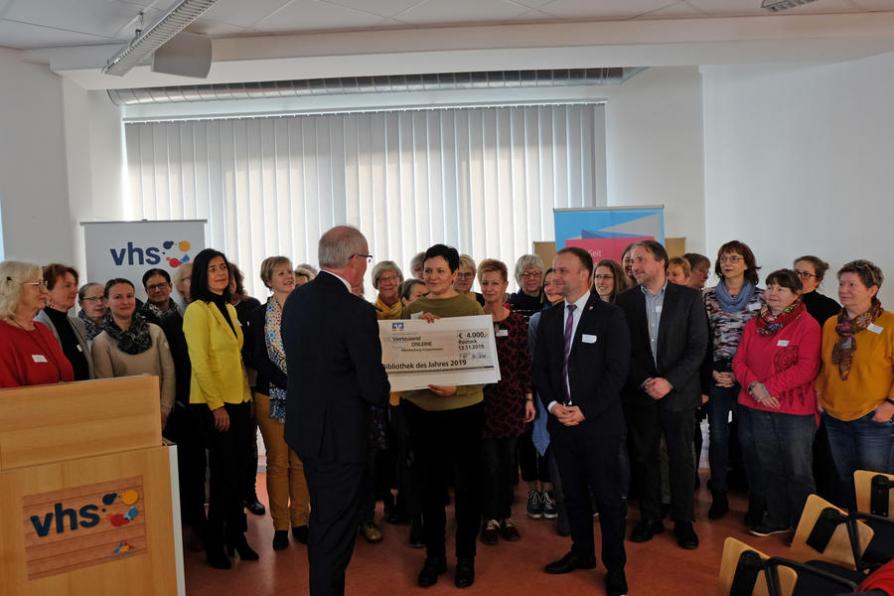 Preisübergabe der Bibliothek des Jahres 2019 in Mecklenburg-Vorpommern