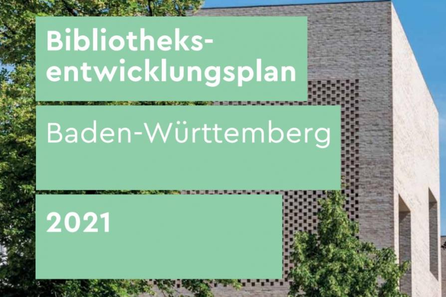 Cover des Bibliotheksentwicklungsplanes Baden-Württemberg