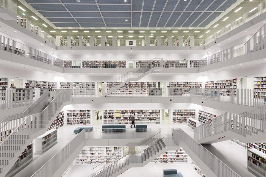 Stadtbibliothek Stuttgart Innenansicht
