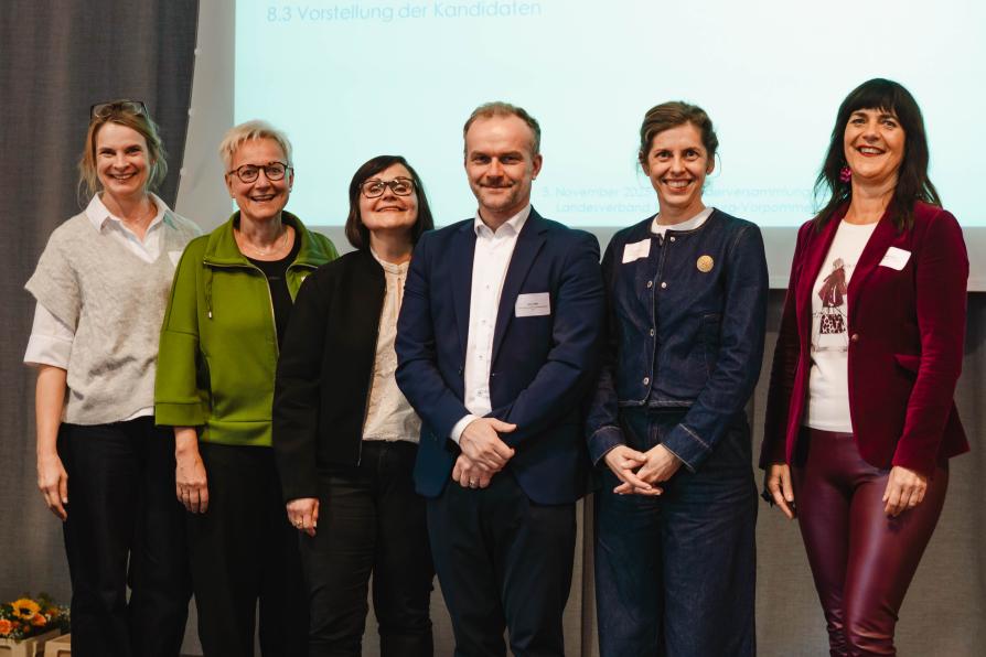 Sechs Vorstandsmitglieder des Landesverbandes Mecklenburg-Vorpommern