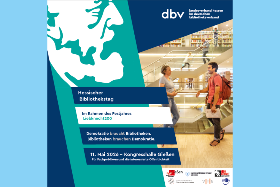 Cover des Flyers zum Hessischen Bibliothekstag 2026