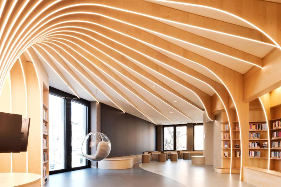 Innenansicht Bibliothek Jena