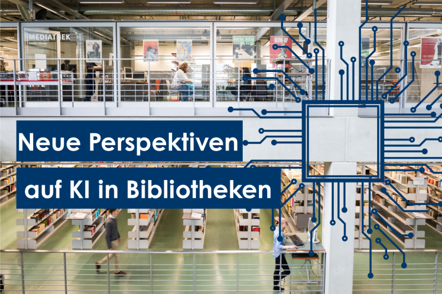 Blick in eine Bibliothek